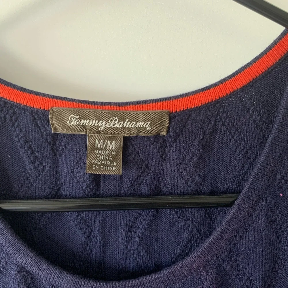 Tommy Bahama navy knit dress - Picture 4 of 4